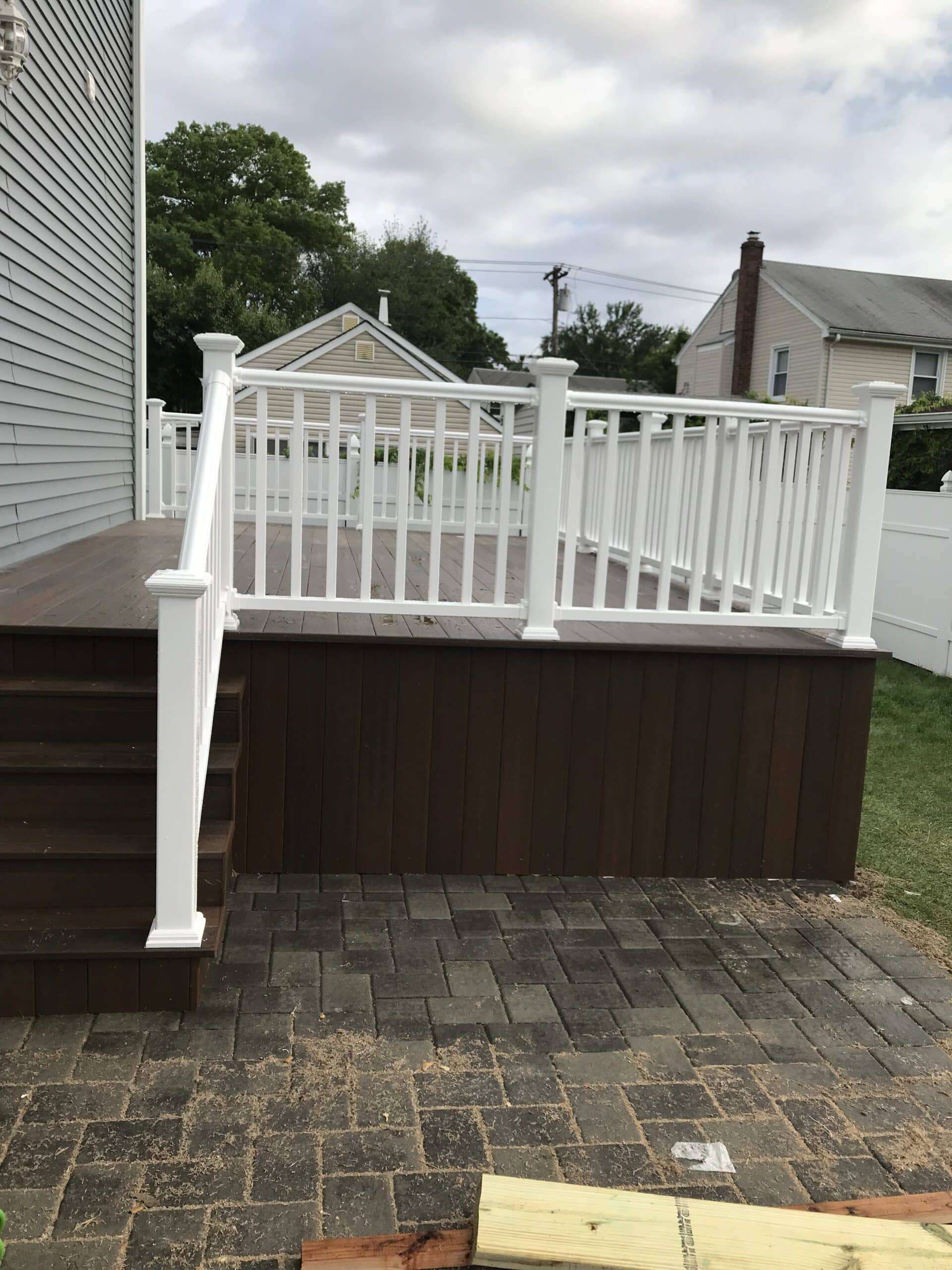 Trex deck renovation in Rye